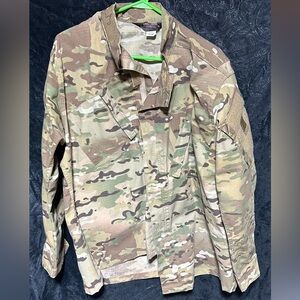 EUC Mens Tru Spec Camouflage Military Field Jacket Regular L Hunting